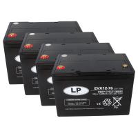 4er Set Landport EVX12-76 T6 AGM Batteri gallery