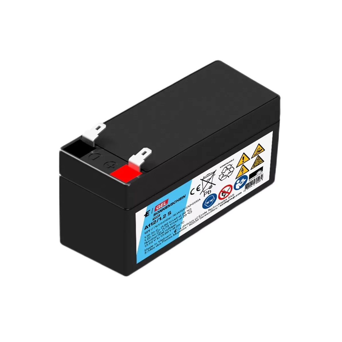 Exide Sonnenschein A112/1,2 S 12V 1,2Ah dryfit Gel Akku