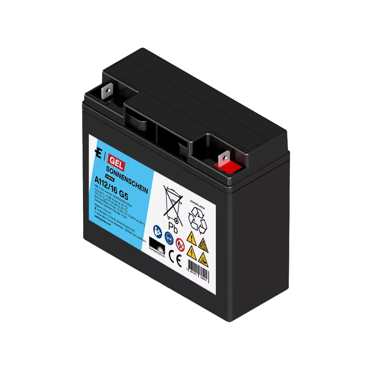 Exide Sonnenschein A112/16 G5 12V 17Ah dryfit Gel Akku