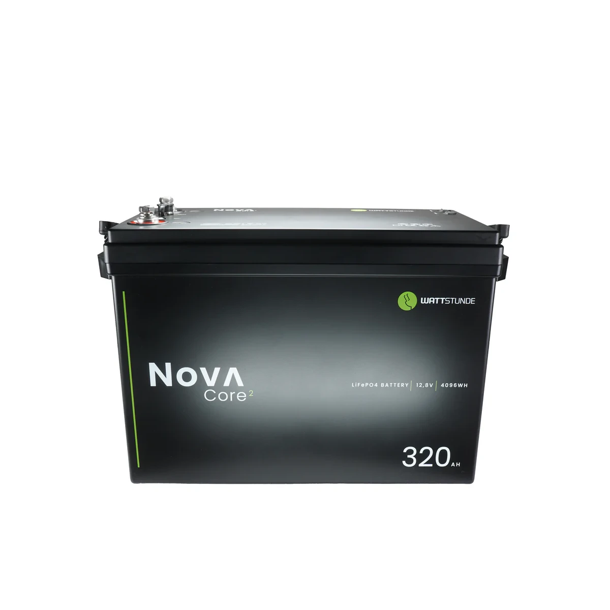 WATTSTUNDE NOVA Core² 320Ah LiFePO4 12,8V – BMS 250A, CAN‑Bus mit 0% MwSt nach §12 Abs. 3 UstG