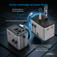 PATONA Platinum Universal-Reiseadapter – 70 W 6