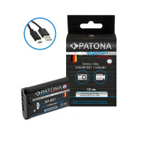PATONA Platinum Akku NP-BX1 mit 1120 mAh und integriertem US