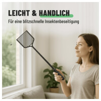 Greate elektrische Fliegenklatsche mit Biegefunktion inkl. 2