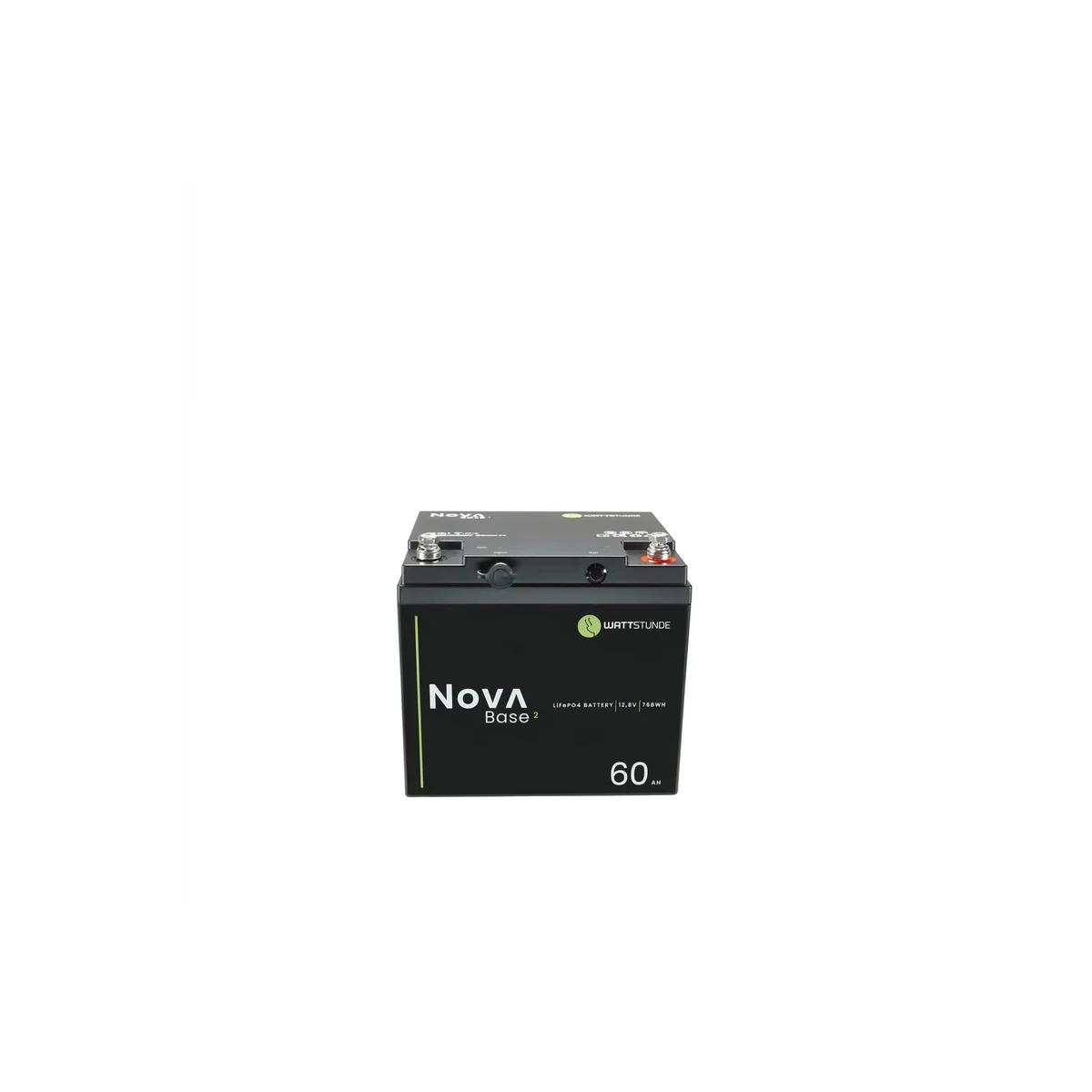 WATTSTUNDE® NOVA Base 2 60Ah Batterie LiFePO4 12,8V 768Wh