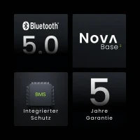 WATTSTUNDE® NOVA Base 2 200Ah Batterie LiFePO4 12,8V 256