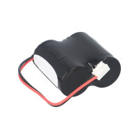 Mexcel D-D4500H NiCd Notleuchten-Akku 2,4V 4,5Ah F1x2 &ndash