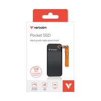 Pocket SSD 128GB Schwarz/Orange mit USB‑ gallery