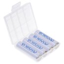 4x eneloop AA +Akkubox Ni-MH 1,2V / 2000mAh