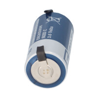 ER26500M Li-SoCl2 C-Zelle 3,6V 6000mAh mit U‑Lötfahne 5