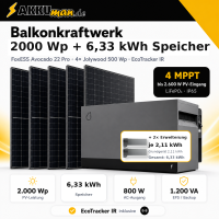 Balkonkraftwerk 2000 Wp mit FoxESS Avoca gallery