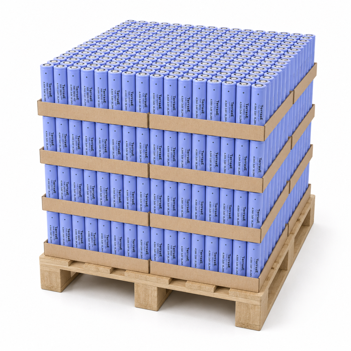 1000x TerraE 48E 18650 Akku 3,6V 4500mAh 16,2Wh Li-Ion – High Energy