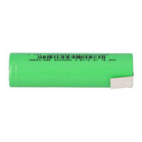 TerraE 48E 18650 Akku 3,6V 4500mAh 16,2Wh mit Z-Lötfahn