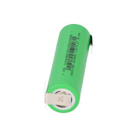 TerraE 48E 18650 Akku 3,6V 4500mAh 16,2Wh mit Z-Lötfahn