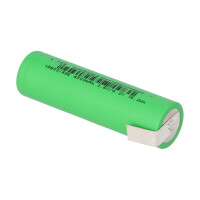 TerraE 48E 18650 Akku 3,6V 4500mAh 16,2Wh mit Z-Lötfahn