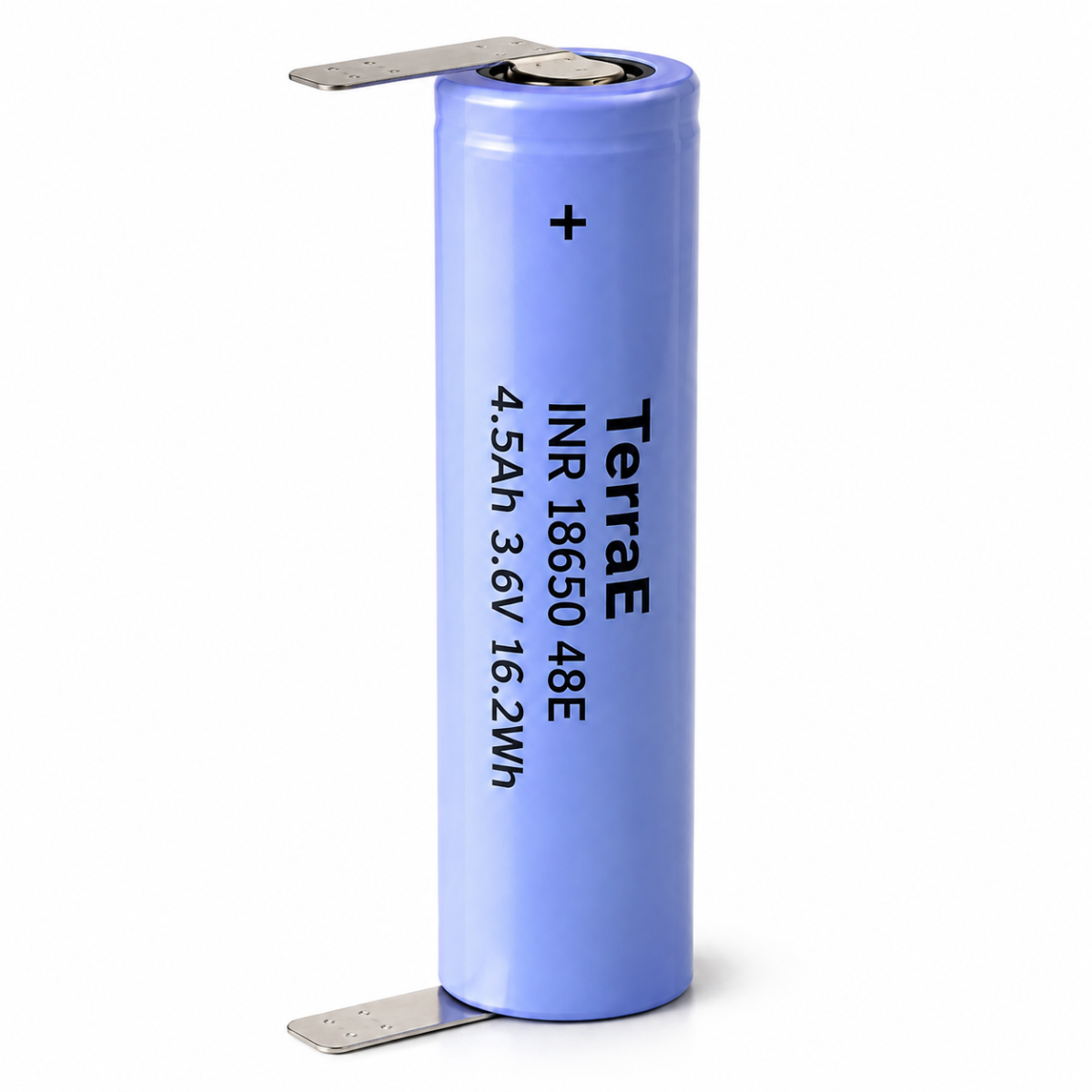 TerraE 48E 18650 Akku 3,6V 4500mAh 16,2Wh mit U-Lötfahne
