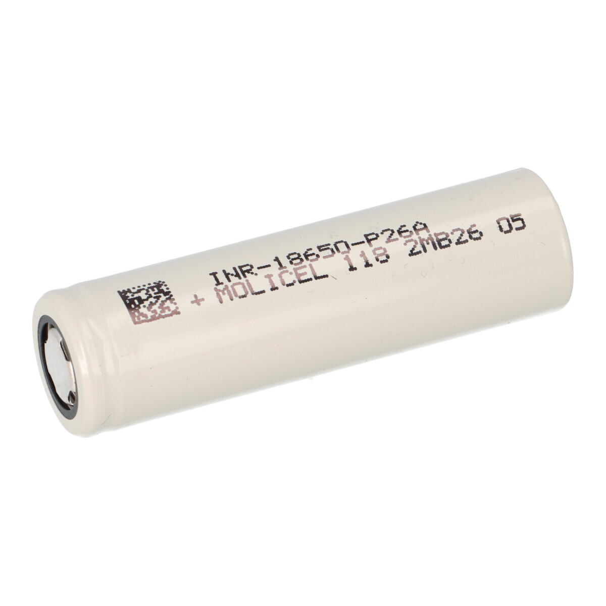 Molicel INR18650-P26A 2600 mAh 35 A 18650 Li-Ion Zelle Flat Top
