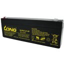 A2 Akku Kung Long WP2.2-12 12V 2,2Ah AGM Blei Batterie...