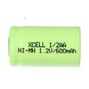 XCell Akku 1/2 AA 1,2V 600mAh Ni-MH. X1/2AA600