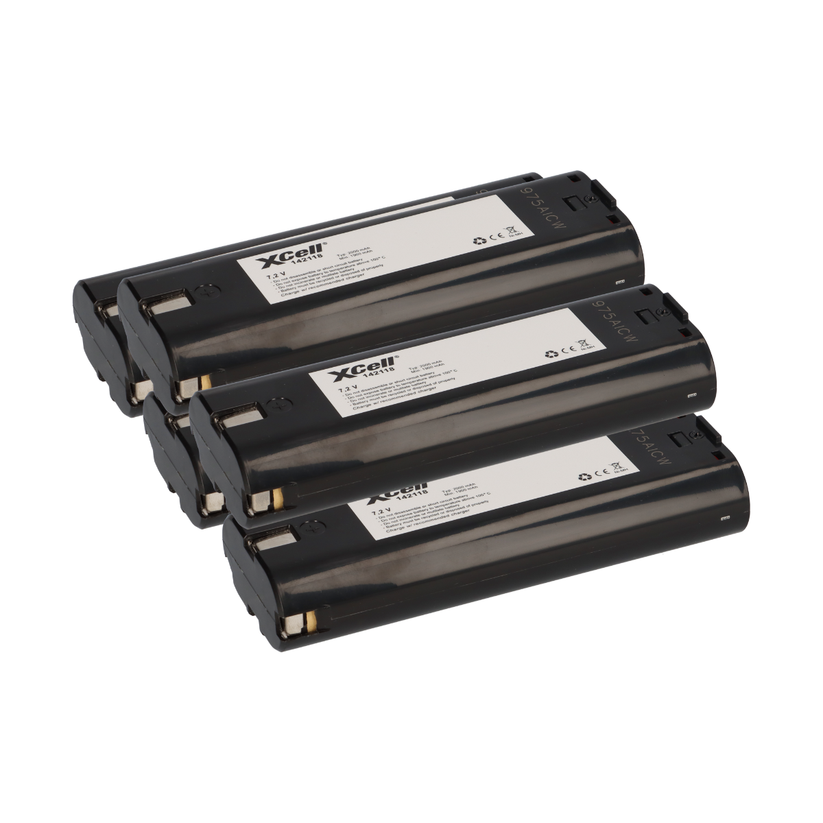 5x Werkzeugakku für Makita NiMH 7,2V / 2000mAh Stab