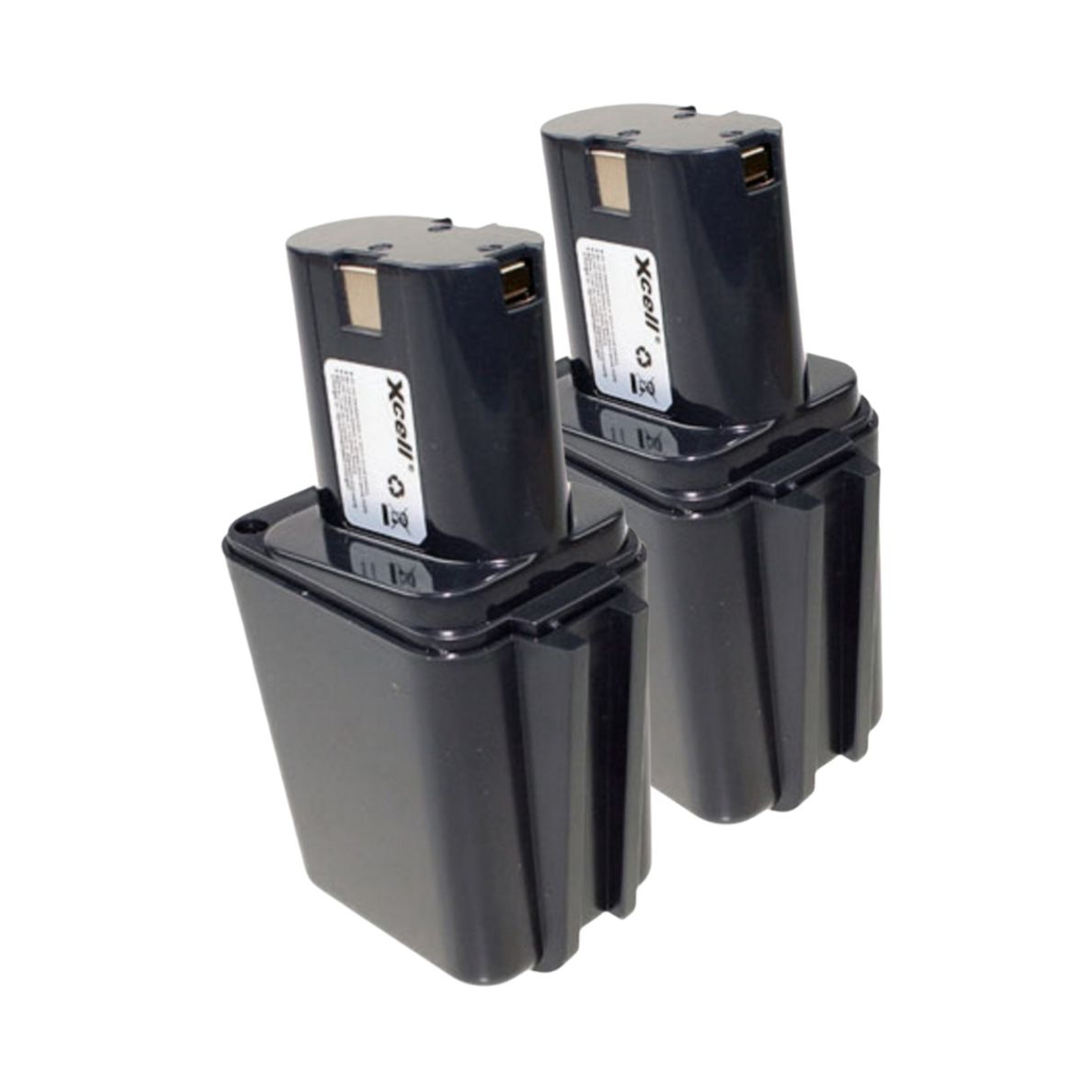2x XCell Werkzeugakku für Bosch Ni-MH 9,6V 3000mAh
