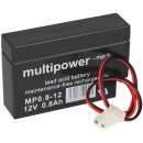 Multipower Blei-Akku MP0,8-12AMP Pb 12V 0,8Ah AGM