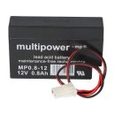 Multipower Blei-Akku MP0,8-12AMP Pb 12V 0,8Ah