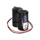 Ersatzbatterie passend für Varta 760AB, ABUS FU2986, FU8220, Funkaußensirene, Secvest