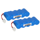 2x Akku für Somfy Roll-Lift D14 K8 K10 K12 6V 2000mAh Ni-Mh