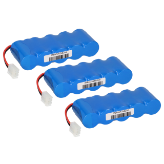 3x Akku für Somfy Roll-Lift D14 K8 K10 K12 6V 2000mAh Ni-Mh