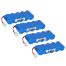 4x Akku für Somfy Roll-Lift D14 K8 K10 K12 6V 2000mAh Ni-Mh