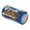 XCell Racing Einzelzelle Ni-MH 4500mAh 1,2V Sub C X4500SCR mit Z- Lötfahne