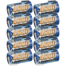 10x XCell Racing Einzelzelle Ni-MH 4500mAh 1,2V Sub C X4500SCR mit Z- Lötfahne