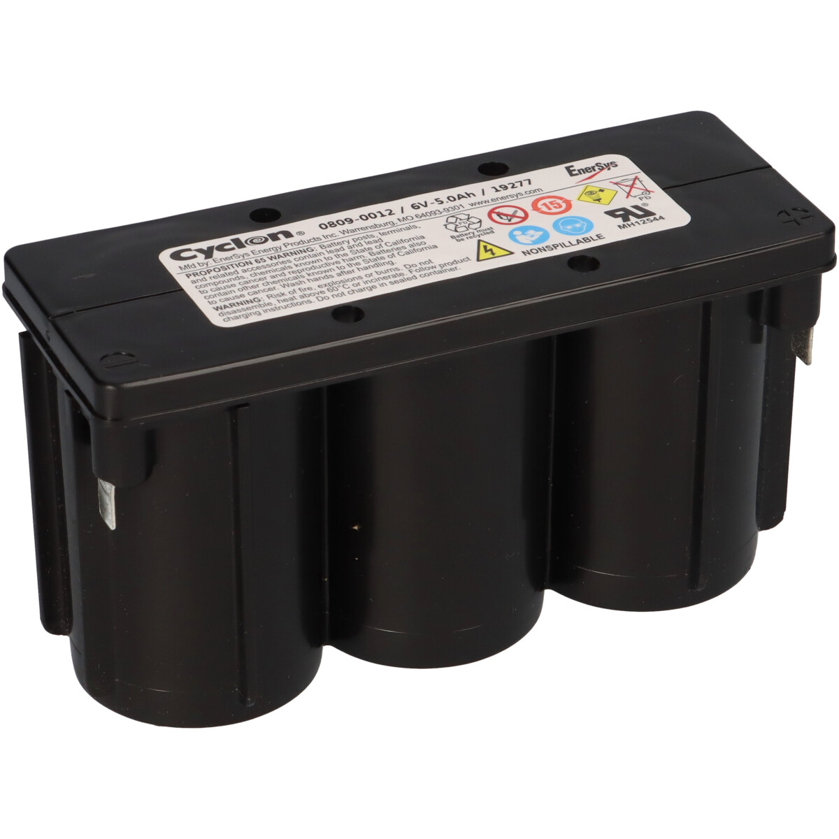 EnerSys Hawker CYCLON X 5.0-6, Artikel 0809-0012 Reinblei-Akku 6V 5Ah – Faston 6,3 mm