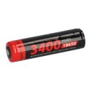 2x XCell Li-Ion 3,7V 3400mAh PCM Zelle 4/3 FA protected, for Flashlights 18650