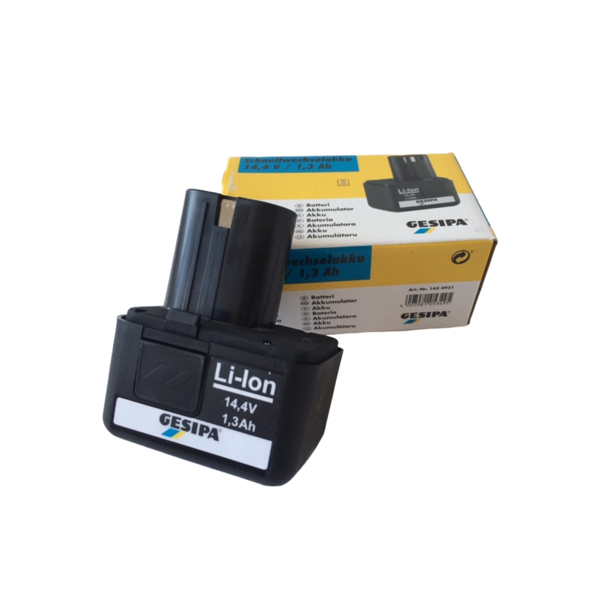 Gesipa Akku für AccuBird FireBird Ersatzakku 400708105349 14,4 V 2,0 Ah Li-Ion
