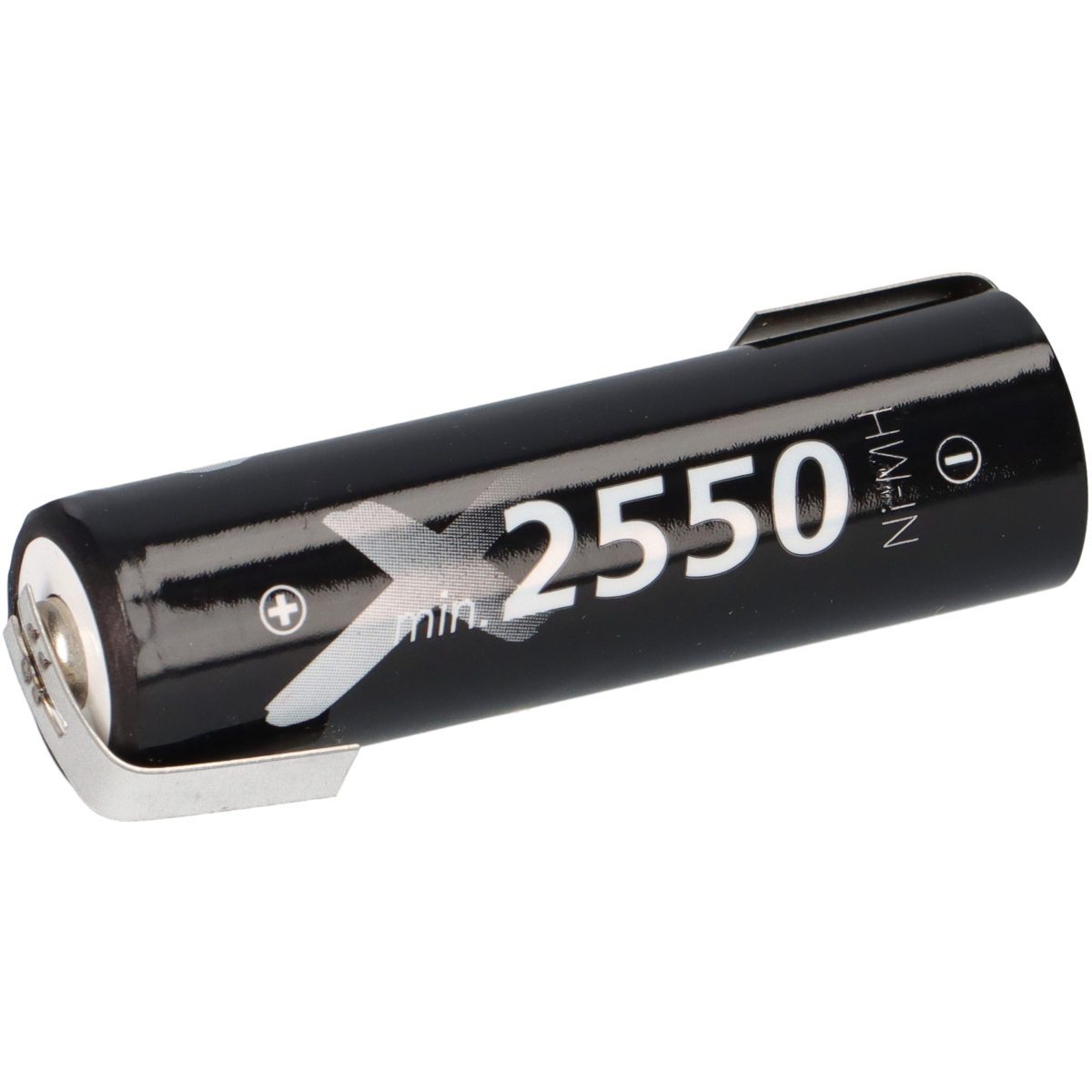 1x XCell Mignon Akku AA LSD Plus Ni-MH 1,2V 2550 mAh low self-discharge Lötfahne Z