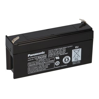 Panasonic Blei-Akku LC-R063R4P Pb 6V 3,4Ah Medical