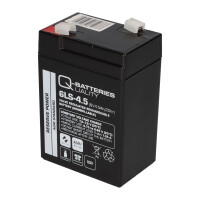 Q-Batteries 6LS-4.5 6 V 4,5 Ah AGM Bleiakku 7