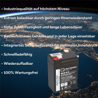 Q-Batteries 6LS-4.5 6V 4,5Ah Ble gallery 1_2nd
