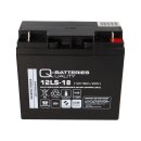 Q-Batteries 12LS-18 12V 18Ah Blei-Vlies-Akku AGM VRLA mit VdS