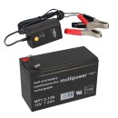 BLEI AKKU BATTERIE 12V 7,2Ah kompatibel GEL 7,0Ah 7Ah für...