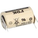 FDK Lithium 3V Batterie CR 14250SE-FT1 1/2AA - Zelle 2/1 pin ++/- Rastermaß: 7,5mm