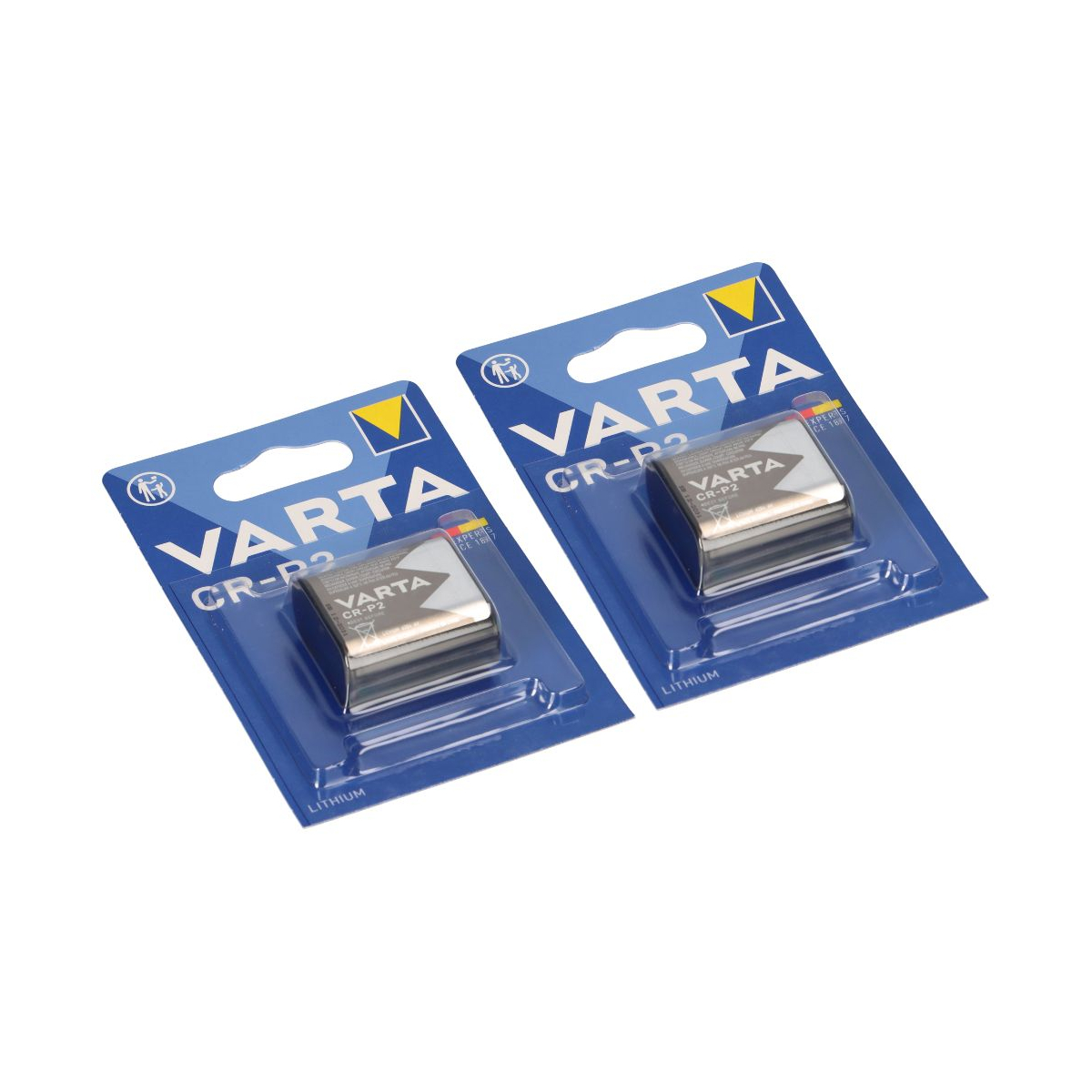2x CR-P2 CRP2 Foto-Batterie Lithium 6V VARTA Profi