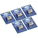 5x CR-P2 CRP2 Foto-Batterie Lithium 6V VARTA Profi