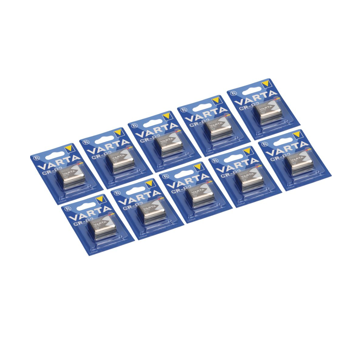 10x CR-P2 CRP2 Foto-Batterie Lithium 6V VARTA Profi