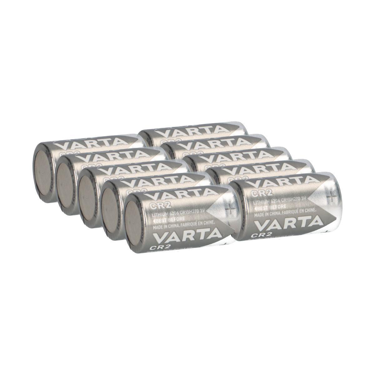 10x Varta Photobatterie CR2 Lithium 3V 920mAh 1er Blister Foto