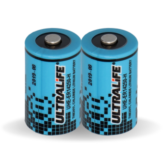 2x Ultralife Lithium 3,6V Batterie LS 14250 - 1/2 AA - UHE-ER14250 Li-SOCl2