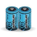 2x Ultralife Lithium 3,6V Batterie LS 14250 - 1/2 AA -...
