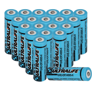 20x Ultralife Lithium 3,6V Batterie LS14500 - AA - UHE-ER14505 LS14500 Li-SOCl2