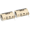 2x FDK Lithium 3V Batterie CR 14250SE-FT1 1/2AA - Zelle...